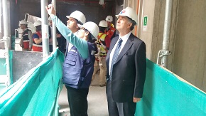 Fiscal Nacional del Ministerio de Obras Públicas, visitó la Fiscalía Metropolitana
